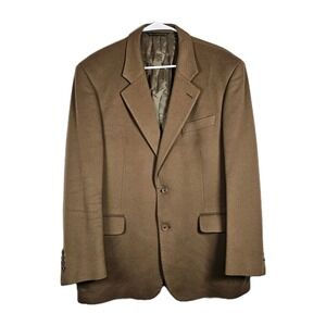 Jack Victor Montreal 100% Loro Piana Cashmere Sport Coat Brown Blazer 44 Reg